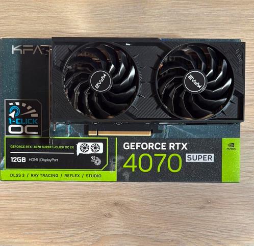 KFA2 nvidia rtx 4070 super 12gb vram met garantie, Computers en Software, Videokaarten, Zo goed als nieuw, Nvidia, PCI-Express 4.0