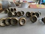 Koperen kastknoppen vintage set 18 stuks. (Ook per stuk tk), Ophalen of Verzenden, Gebruikt, Koper of Messing, Overige typen