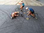 Set van 3 wielrenners, miniatuur., Ophalen of Verzenden, Gebruikt