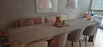 Eettafel industrieel stijgerhout 3 meter!!!, Huis en Inrichting, Ophalen