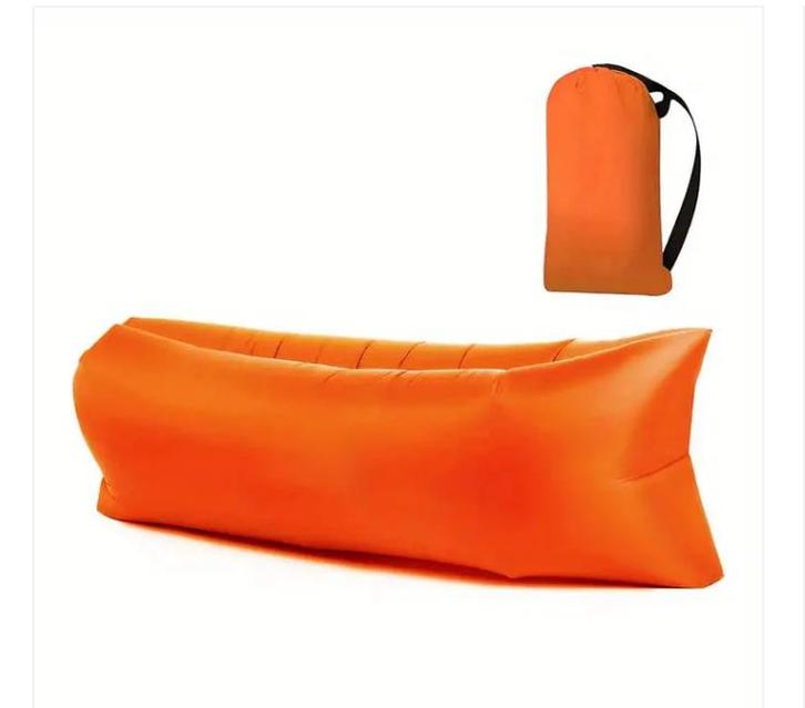 Fatboy Lamzac Ligstoel - Relaxen in Stijl!, Huis en Inrichting, Zitzakken, Zo goed als nieuw, Zitzak, Oranje, Ophalen of Verzenden