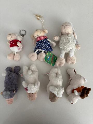 Nici sleutelhangers schaapjes en 4 met magneet pootjes! beschikbaar voor biedingen
