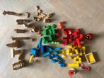 250 Houten blokken gekleurd en naturel, Ophalen, Gebruikt, Overige merken