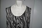 JKL49 Mooie top maat 52 Zwart grijs bruin tinten, Overige kleuren, Zo goed als nieuw, Sallie Sahne, Shirt of Top