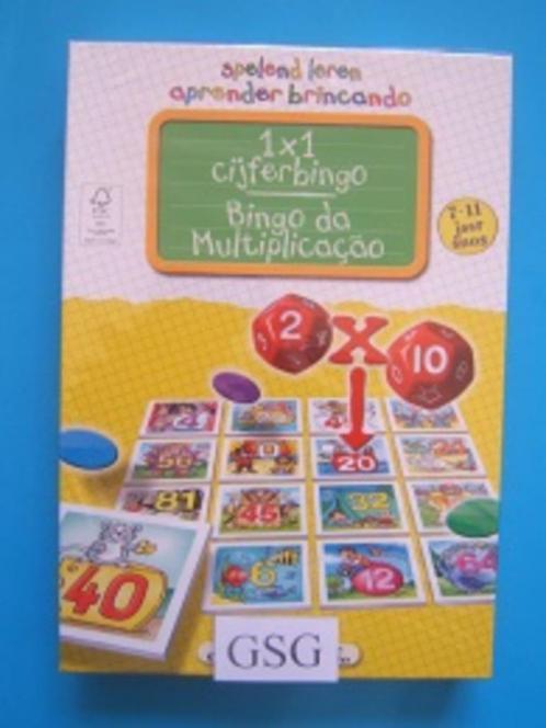 Spelend leren 1x1 cijferbingo nr. 11 002 845-01 (Nieuw), Hobby en Vrije tijd, Gezelschapsspellen | Overige, Nieuw, Ophalen