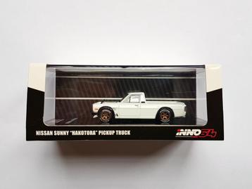 Nissan Sunny Pickup Truck Hakotora White INNO64 1:64 beschikbaar voor biedingen