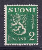 1354 - Finland michel 296 met plakkerrest Wapenleeuw, Postzegels en Munten, Postzegels | Europa | Scandinavië, Ophalen of Verzenden