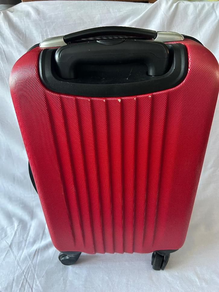 Princess Traveller Collection Cabin trolley rood, Sieraden, Tassen en Uiterlijk, Koffers, Gebruikt, Hard kunststof, 50 tot 60 cm