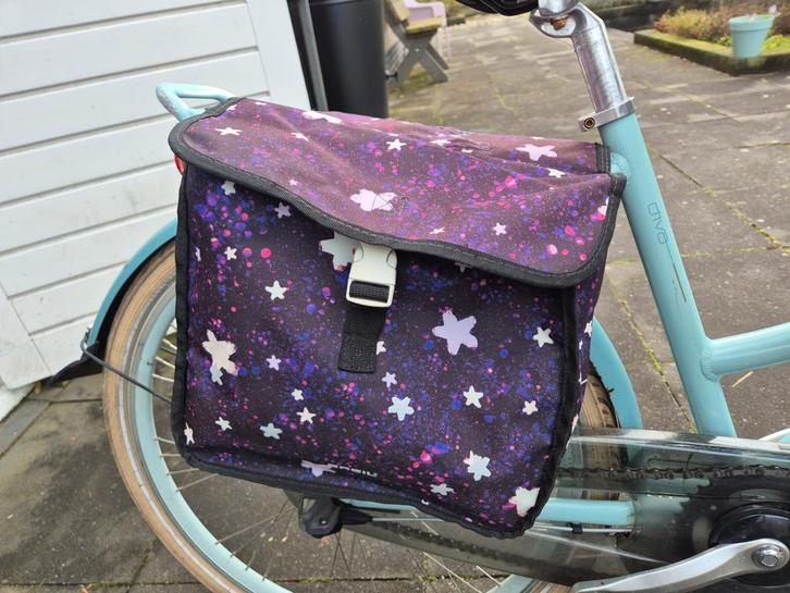 Leuke kinder fietstas met sterren, Fietsen en Brommers, Fietsaccessoires | Fietstassen, Gebruikt, Ophalen