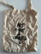 Tote bag - Art is not a crime, Ophalen, Gebruikt, Beige, Shopper