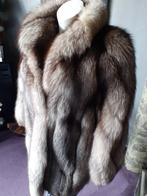 Waanzinnige echte CHRISTAL FOX  bontjas  bont jas maat L, Ophalen of Verzenden, Zo goed als nieuw, Maat 42/44 (L), Grijs