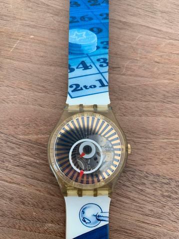 Zeldzaam Swatch Casinohorloge + Nieuw Bandje beschikbaar voor biedingen