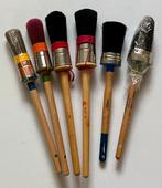 6 Professionele Kwasten met zuiver Varkenshaar - Nieuw, Ophalen of Verzenden, Nieuw, Kwast