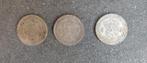 1 gulden Wilhelmina zilver 1923, 1930 en 1930, Postzegels en Munten, Munten | Nederland, Ophalen of Verzenden, Koningin Wilhelmina
