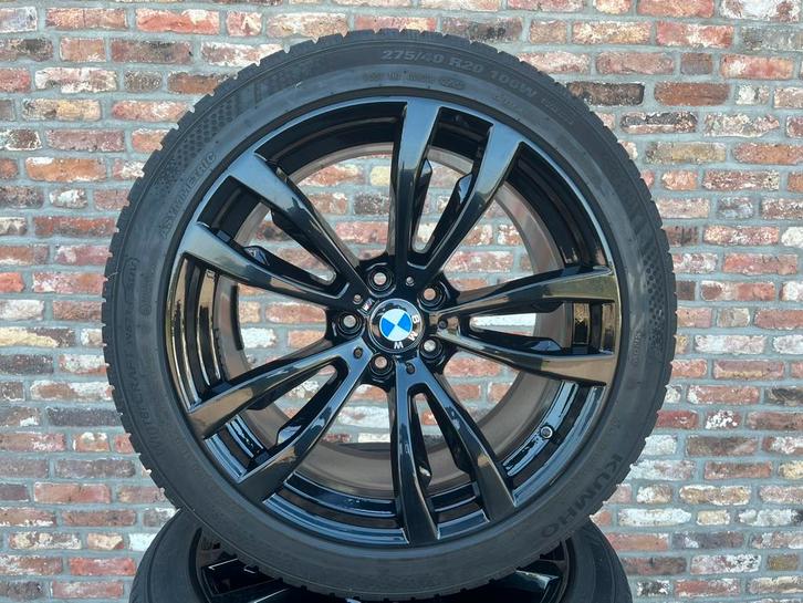 Originele M sport breedset BMW X5/X6 met winterbanden, Auto-onderdelen, Banden en Velgen, Banden en Velgen, Winterbanden, 20 inch