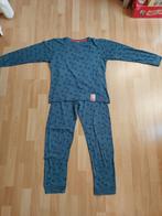 Blauwe pyjama *voetbal*, Ophalen of Verzenden, Zo goed als nieuw, Jongen of Meisje, Nacht- of Onderkleding