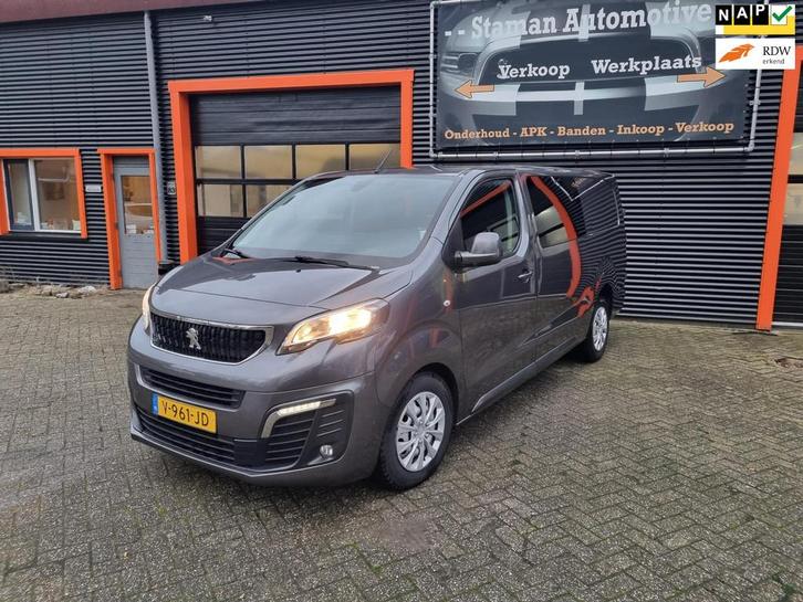 Peugeot Expert 231L 2.0 BlueHDI 180 DC Premium dubbelcabine, Auto's, Bestelauto's, Bedrijf, Te koop, ABS, Achteruitrijcamera, Airbags