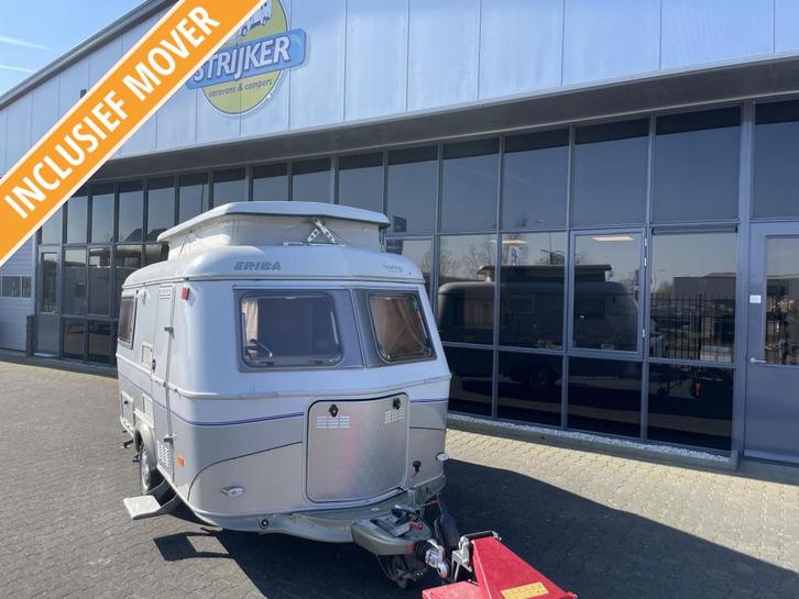 Eriba Touring Triton 420 GT Langslaper WC 780KG Leeg Hefdak, Caravans en Kamperen, Caravans, Bedrijf, tot en met 2, 750 - 1000 kg