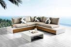 Nieuw loungeset loungebank tuinset IBIZA wit op=op