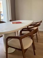 Japandi Houten Eetkamerstoelen NIEUW & OUTLET PRIJZEN‼️, Bruin, Nieuw, Eetkamerstoelen hout jalandi, Ophalen of Verzenden