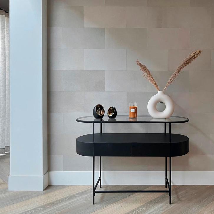 Enzo Pellini leren wandbekleding kleur beige, Huis en Inrichting, Stoffering | Behang, Beige, 10 tot 25 m², Ophalen of Verzenden