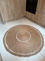 Rond kleed jute vloerkleed 122 cm broste Copenhagen, Huis en Inrichting, Ophalen, 100 tot 150 cm, Rond, Bohemian