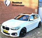 BMW 1-serie 118i Edition M-Sport, Dak, Harman K., Cognac lee, Auto's, BMW, Gebruikt, Wit, 650 kg, 3 cilinders
