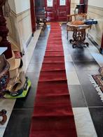 Rode traploper -  10 m lang Klassiek, Huis en Inrichting, Stoffering | Tapijten en Kleden, Ophalen, Gebruikt, Klassiek, 200 cm of meer