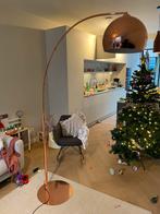 Elegante koperen booglamp, Huis en Inrichting, Lampen | Vloerlampen, Ophalen of Verzenden, Zo goed als nieuw, Metaal, 200 cm of meer