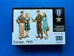 MasterBox 3514 europe45 US service men on leave.. 1/35, Hobby en Vrije tijd, Modelbouw | Figuren en Diorama's, Ophalen of Verzenden