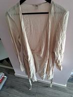 H&M Beige Wikkelblouse/tuniek Maat L, H&M, Beige, Maat 42/44 (L), Ophalen of Verzenden