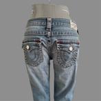 Zeldzame Vintage True Religion Skinny Jeans – Big T mt 28/S, Blauw, True Religion, Ophalen of Verzenden, Zo goed als nieuw