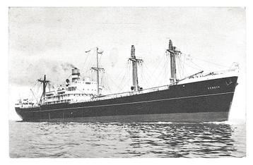 977200 Schip 1963 SS Eemdijk Eemdyk Passagebureau Koster beschikbaar voor biedingen