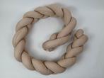 Stootrand kinderbed – Bedbumper - gevlochten vlecht beige, Ophalen of Verzenden, Gebruikt