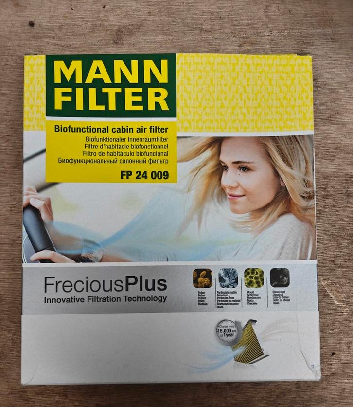 Mann Interieurfilter FP 24 009 - Nieuw. Mazda 3, Auto-onderdelen, Filters, Universele onderdelen, Nieuw, Ophalen of Verzenden