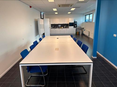 Kantoor vergader tafel inclusief stoelen, Zakelijke goederen, Kantoor en Winkelinrichting | Kantoormeubilair en Inrichting, Tafel