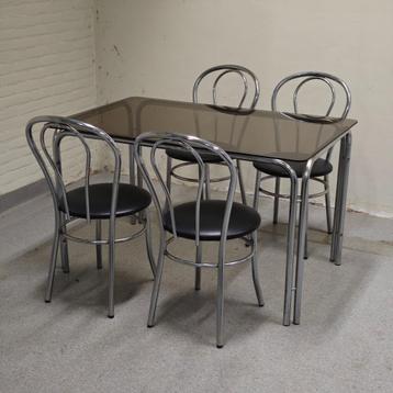 Vintage space age tafel stoelen eetkamer set beschikbaar voor biedingen