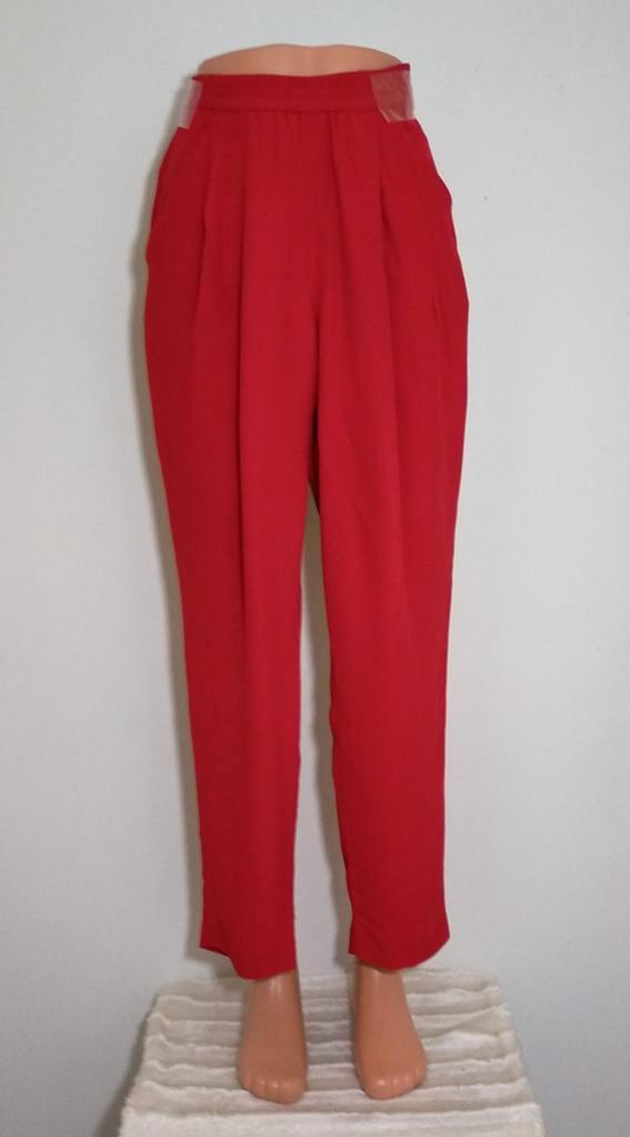 Rode crépestoffen broek van Mart Visser, Kleding | Dames, Broeken en Pantalons, Nieuw, Maat 34 (XS) of kleiner, Rood, Lang, Verzenden