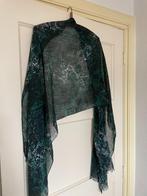 Groene zijden turkse sjaal, Kleding | Dames, Ophalen of Verzenden, Gedragen, Maat 38/40 (M), Sjaal