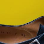 Santoni suede schoenen met 2 gesp en bruine kleur maat 9/5, Bruin, Verzenden, Santoni, Gespschoenen