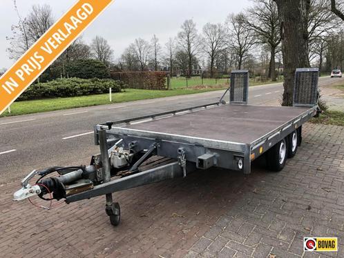 Hapert kantelbare machine transporter auto ambulance 3.995,-, Auto diversen, Aanhangers en Bagagewagens, Gebruikt