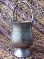 Mooie antieke silverplate ijsemmer uit Engeland 16,5 cm., Antiek en Kunst, Ophalen of Verzenden