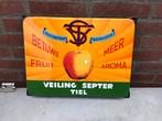 Septer Tiel emaille reclamebord, Ophalen of Verzenden, Zo goed als nieuw, Reclamebord