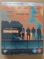 Trainspotting 4K UHD + Blu-Ray STEELBOOK (UK Import) - NEW, Ophalen of Verzenden, Nieuw in verpakking, Drama