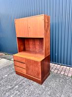 Vintage highboard boekenkast wandmeubel tvmeubel