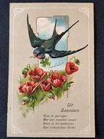 Prachtige reliëf kaart - Uit Zaandam - 24-10-1906, Verzamelen, Ophalen of Verzenden, Voor 1920, Noord-Holland