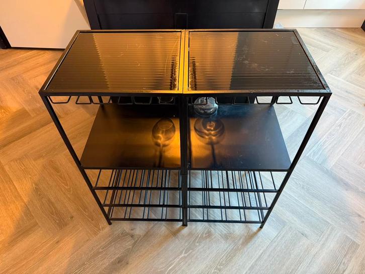 Wijnrek (H83xB76xD35), Huis en Inrichting, Kasten | Schoenenrekken, Zo goed als nieuw, Ophalen