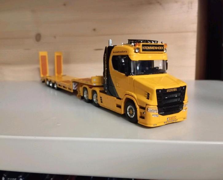 Scania S Vlastuin Torpedo Krommenhoek dieplader WSI, Hobby en Vrije tijd, Modelauto's | 1:50, Nieuw, Bus of Vrachtwagen, Wsi, Ophalen of Verzenden