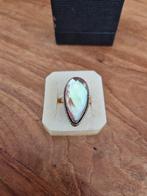 Vintage zilveren dames ring met prachtige roze steen, Met kristal, Ophalen of Verzenden, Zo goed als nieuw, 17 tot 18