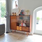 Vintage Midcentury Highboard Wandkast Jaren '60, Huis en Inrichting, Kasten | Wandmeubels, Ophalen of Verzenden, 25 tot 50 cm